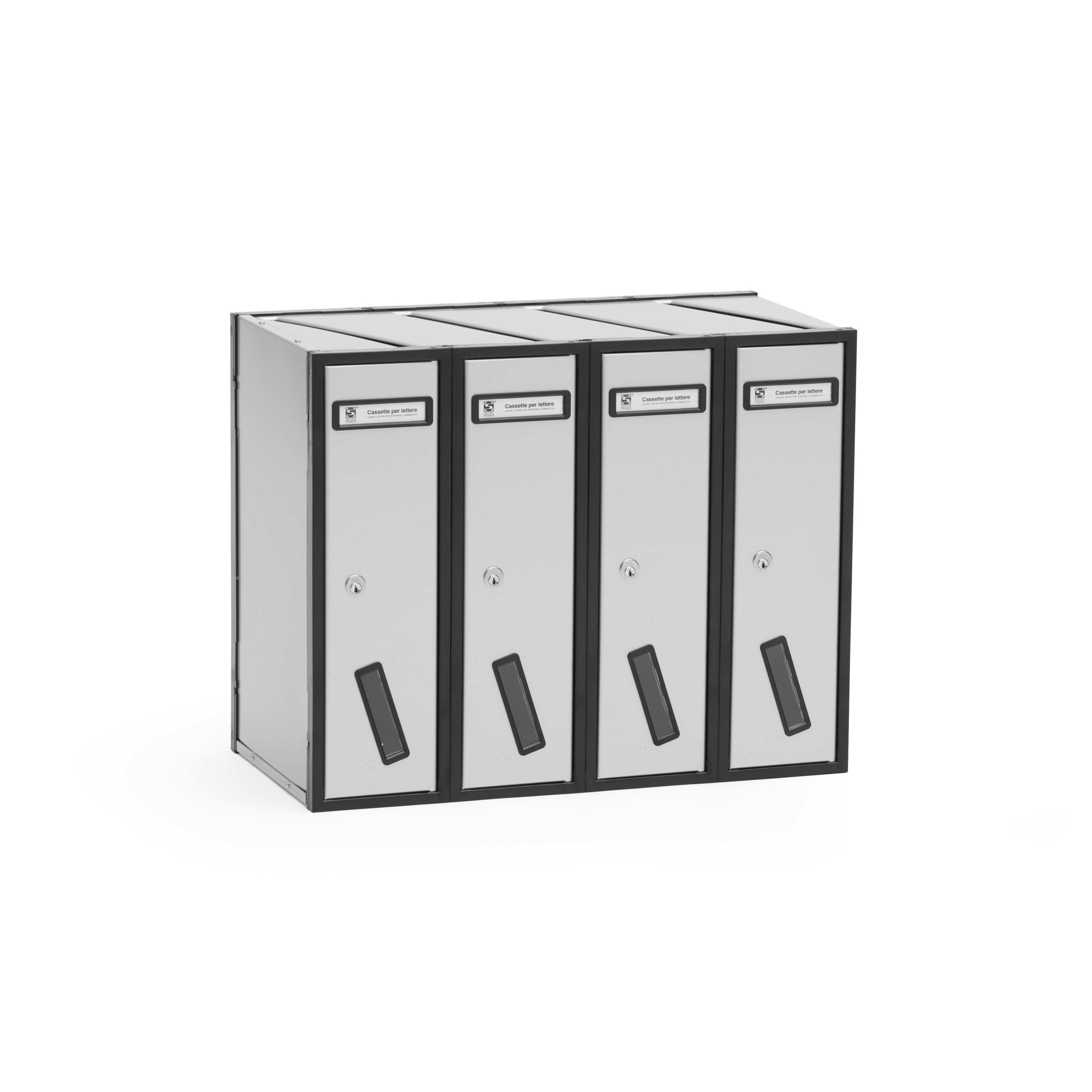Standard modular letterbox units SC5V – 4 letterboxes