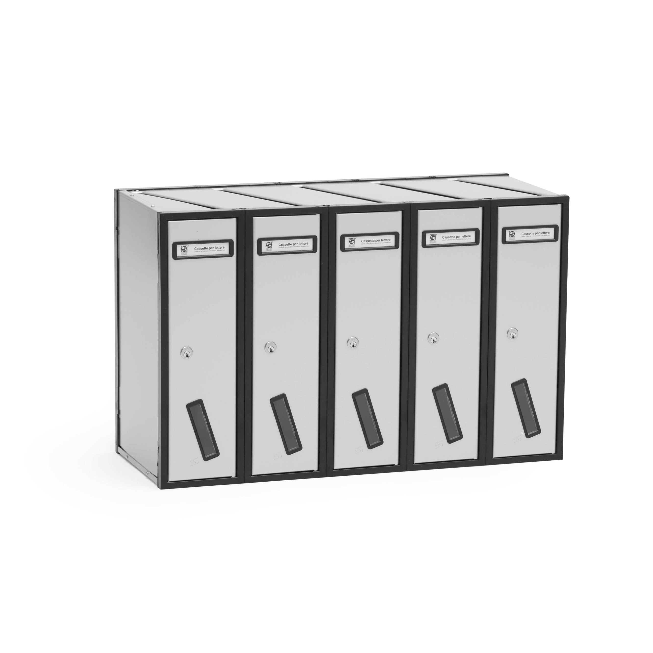 Standard modular letterbox units SC5V – 5 letterboxes