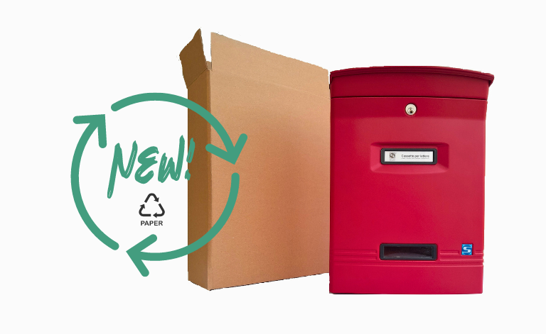Recyclable packaging for mailboxes